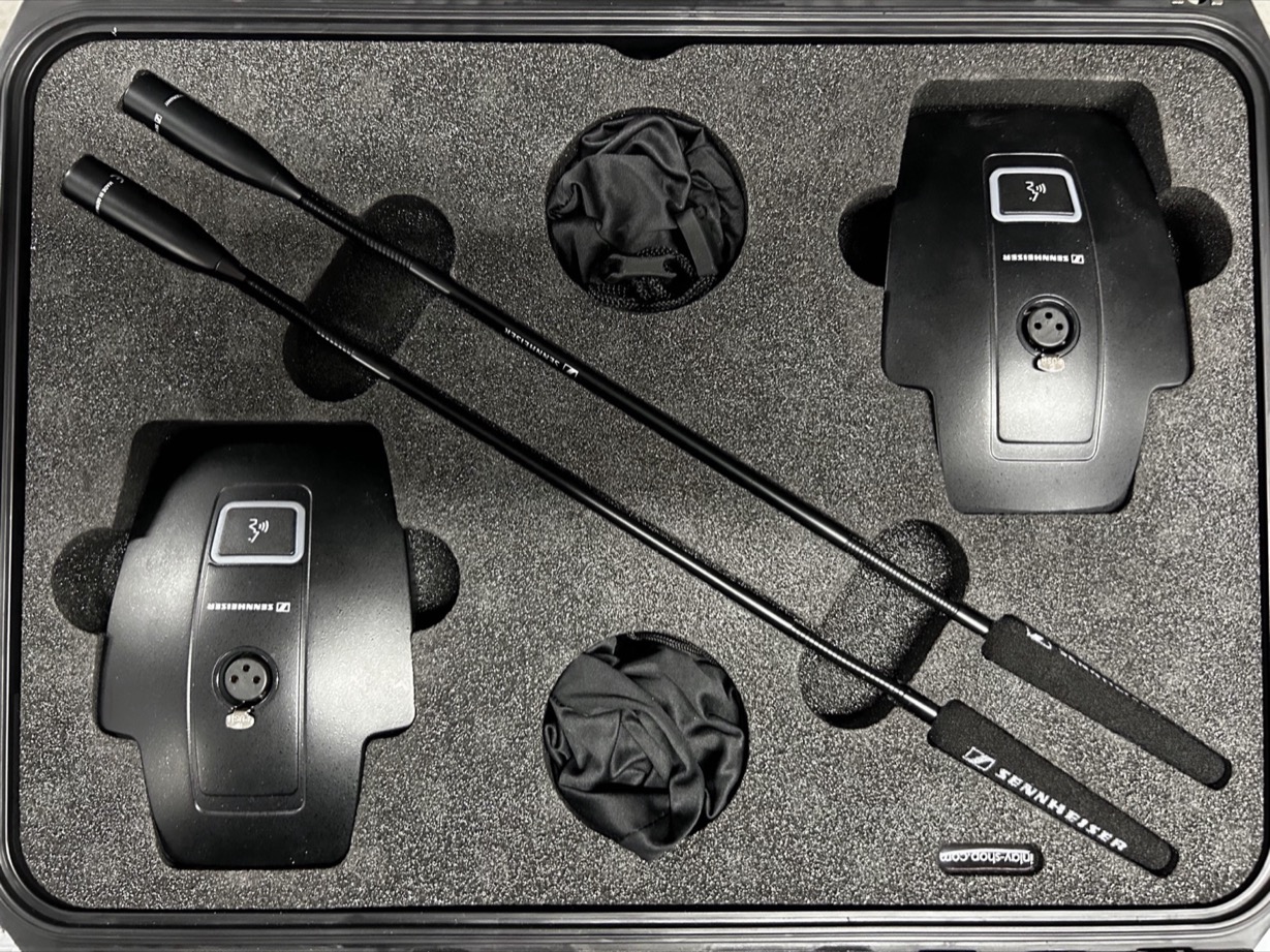 2x Sennheiser ME36 mit Taster SET
