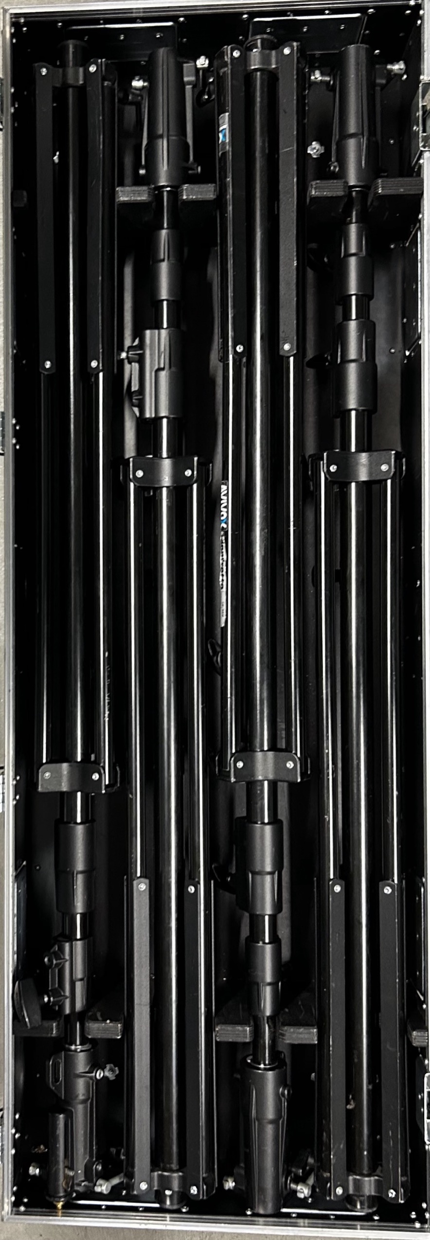 Lichtstativ 4-SET, Manfrotto 007BSU, Schwarz